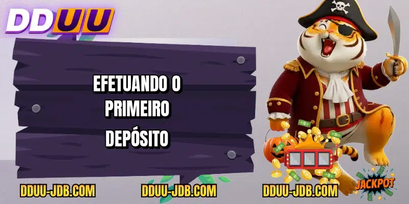 Efetuando o primeiro depósito