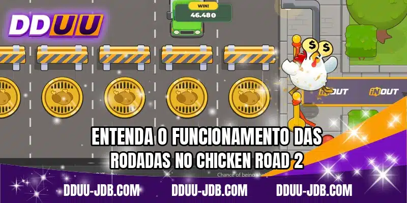 Entenda o funcionamento das rodadas no Chicken Road 2