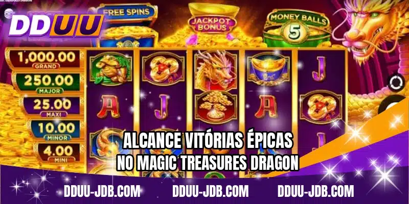 Alcance vitórias épicas no Magic Treasures Dragon